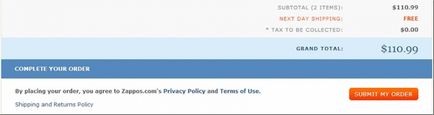 Як купувати на zappos