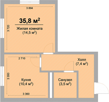 Cum să utilizați corect zona mică a apartamentului