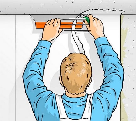Cum de a lipi tapet de hârtie în mod corespunzător pe pereți și tavan cu propriile mâini - totul despre repararea propriile mâini