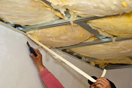 Cum se calculează cantitatea de vată minerală necesară pentru suprafața plafonului de 26 de metri pătrați