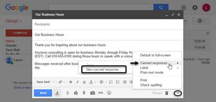 Cum să creați șabloane de e-mail în Gmail utilizând răspunsuri predefinite