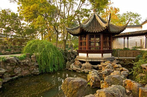 Chineză filozofie grădină și elemente de design obligatorii