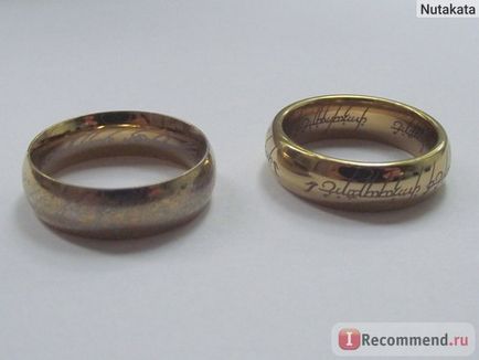 Кільце aliexpress ring the lord of the rings - «карбід вольфраму або сталь тисяча рублів або