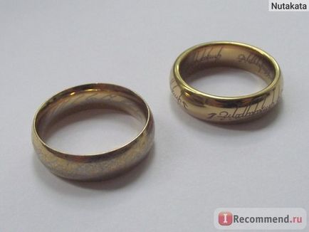 Кільце aliexpress ring the lord of the rings - «карбід вольфраму або сталь тисяча рублів або