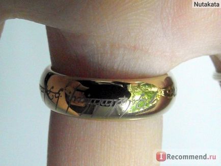 Кільце aliexpress ring the lord of the rings - «карбід вольфраму або сталь тисяча рублів або