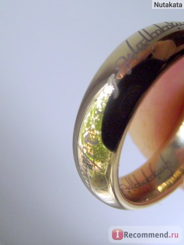 Кільце aliexpress ring the lord of the rings - «карбід вольфраму або сталь тисяча рублів або