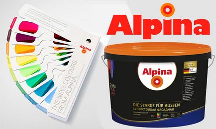 Festékek Alpina - annak alkalmazása vélemények