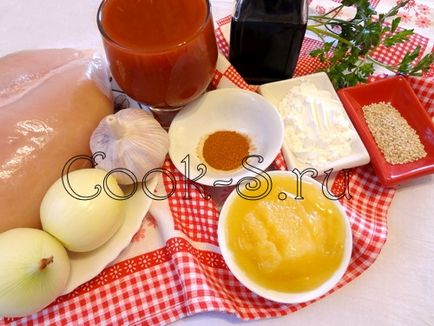 Курка медова - покроковий рецепт з фото, страви з курки