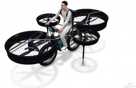 Flying bike bike