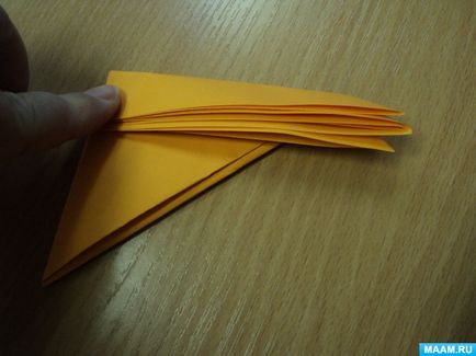 Chanterelle în tehnica origami (clasa de master)