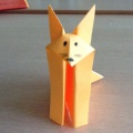 Лисичка в техніці орігамі (майстер-клас)