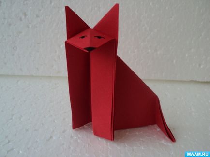 Chanterelle în tehnica origami (clasa de master)