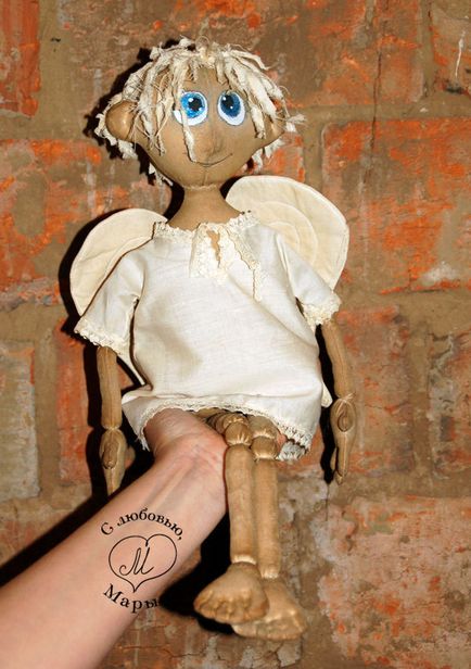 Майстер-клас для новачків горищні лялька-ангел Макарка