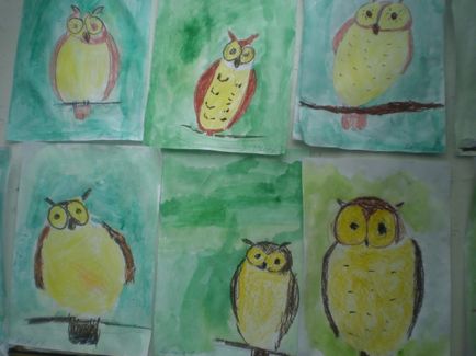 Майстер клас «вчимося малювати сову»