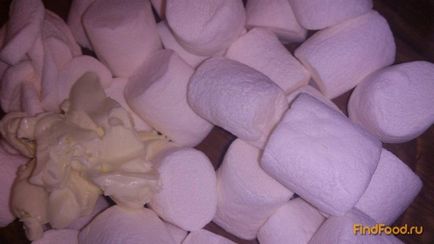 Mastic din rețeta marshmallow marshmallow cu o fotografie