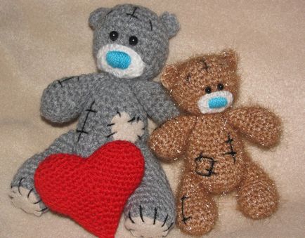 Bear Amigurumi croșetat, schemă, clasă de master