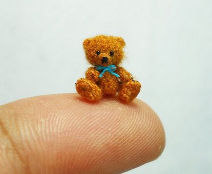 Bear Amigurumi croșetat, schemă, clasă de master