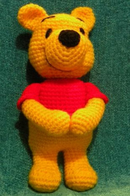 Bear Amigurumi croșetat, schemă, clasă de master