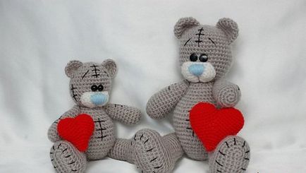 Bear Amigurumi croșetat, schemă, clasă de master