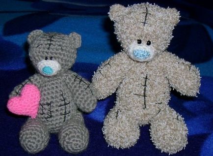 Bear Amigurumi croșetat, schemă, clasă de master