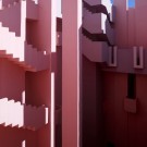 Багатоквартирний будинок - червона стіна - (la muralla roja) в іспанії, блог - приватна архітектура