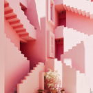 Casă de apartamente - perete roșu - (la muralla roja) în Spania, blog - arhitectură privată