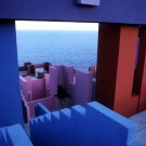 Casă de apartamente - perete roșu - (la muralla roja) în Spania, blog - arhitectură privată