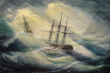 Tengeri élet és a munka Ivan Aivazovsky