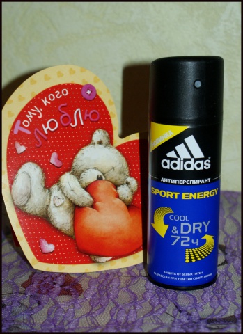 Чоловік антиперсперант sport energy від adidas - відгуки, фото і ціна