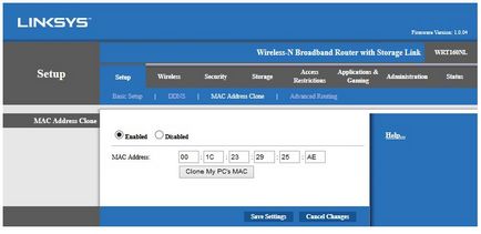 Configurarea routerului linksys wrt160nl