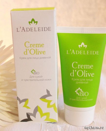Оливкова зволоження шкіри від l adeleide - l adeleide creme d olive крем для обличчя денний для сухої