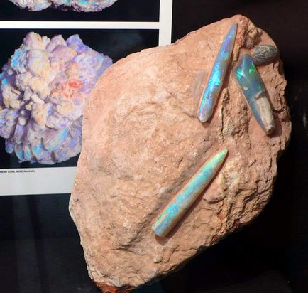 Opal ékszerek természetes kő