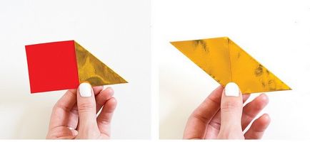 Origami cristal de hârtie, adevărat