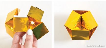 Origami cristal de hârtie, adevărat