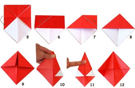 Origami zboară agariile origami, meșteșugurile de toamnă, meșteșugurile din hârtie colorată, meșteșugurile cu copii
