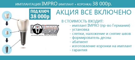 Ускладнення після імплантації зубів, біль, оніміння, втрата чутливості