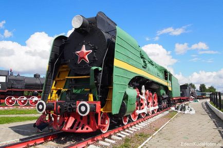 O excursie la muzeul de locomotive cu aburi din Nizhny Novgorod