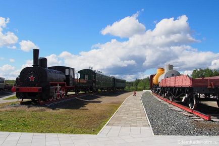 O excursie la muzeul de locomotive cu aburi din Nizhny Novgorod