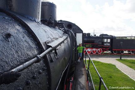 O excursie la muzeul de locomotive cu aburi din Nizhny Novgorod