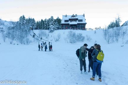 Lacul mare ochi Polonia - o călătorie de iarnă de munte pe 1 ianuarie