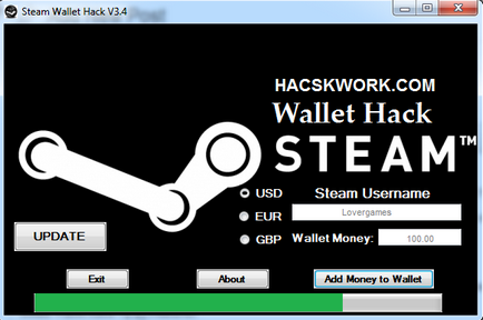 Steam Portofel hack v3