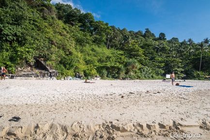 Plaja de libertate sau plaja de libertate, paradis izolat lângă patong