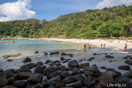 Plaja de libertate sau plaja de libertate, paradis izolat lângă patong