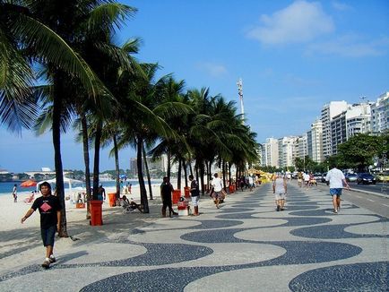 Copacabana plaja fotografie, plaja din Rio de Janeiro