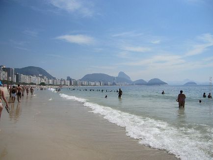 Copacabana plaja fotografie, plaja din Rio de Janeiro