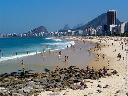 Copacabana plaja fotografie, plaja din Rio de Janeiro