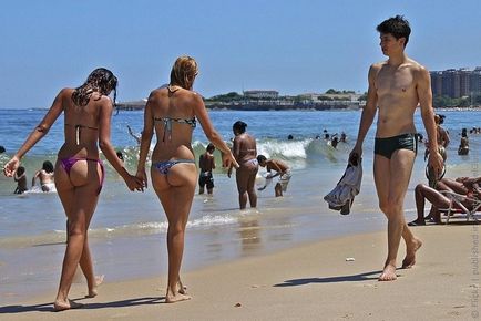 Copacabana plaja fotografie, plaja din Rio de Janeiro