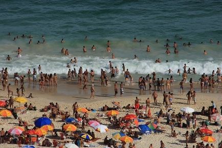 Copacabana plaja fotografie, plaja din Rio de Janeiro