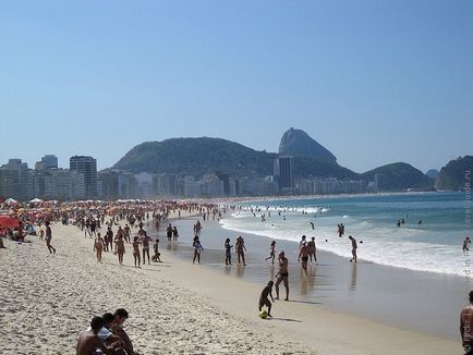 Copacabana plaja fotografie, plaja din Rio de Janeiro