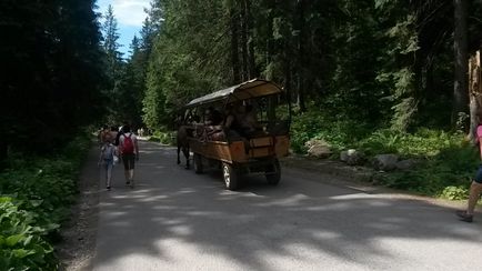 Trekking la lac ochiul la mare în zakopane, lumea pentru noi